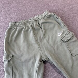 Nike Sportswear Club Fleece Cargo Pants Men's Large Green CD3129 334